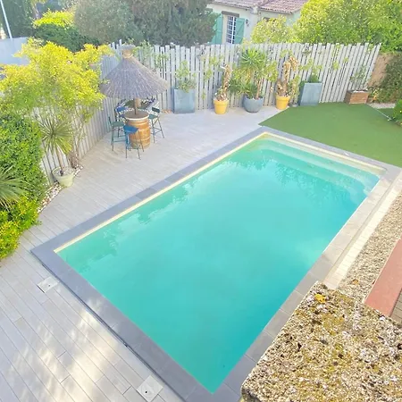 Bastide Piscine Privee Proche Montpellier Plages Villa *